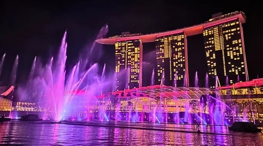 シンガポール夜景ツアー_スペクトラ鑑賞